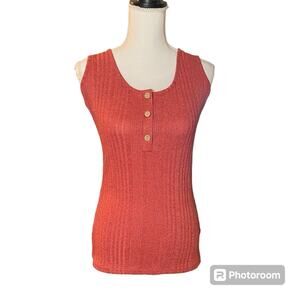 NWOT Women's Ribbed Sleeveless Top Size Small